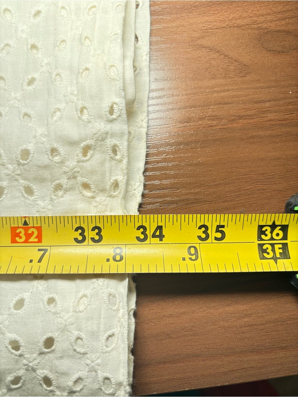 Michael Kors Off White Eyelet Shift Dress Balloon Sleeve Boho Romantic Feminine - Picture 10 of 11